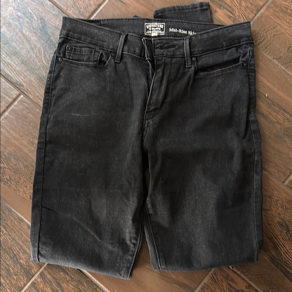 Signature by Levi Strauss Black Skinny Pants